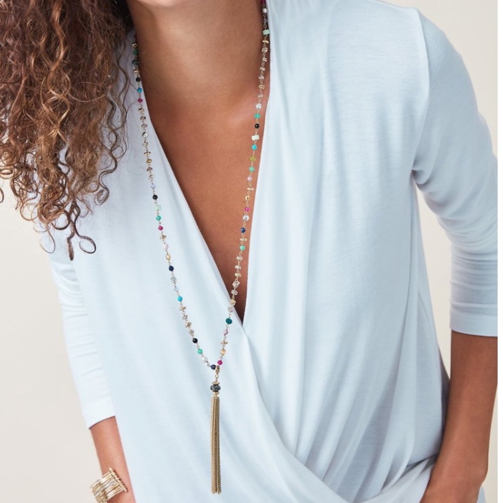 Stella & Dot Gitane Tassel Necklace - Picture 2 of 6